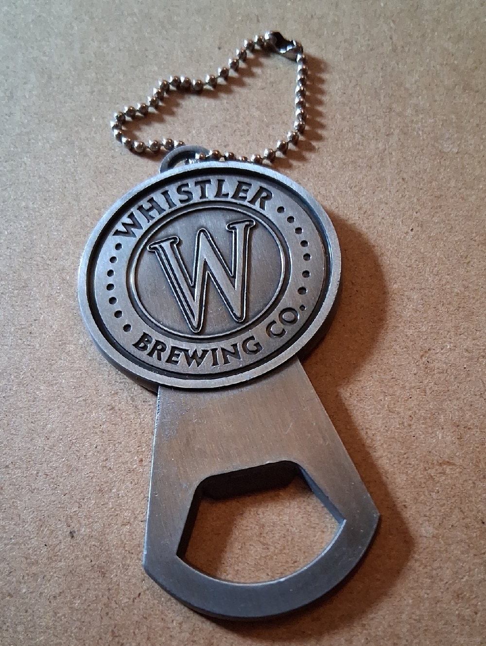 Whistler Brewing Co. Silver Bottle Opener Keychains - Picture 2 of 11